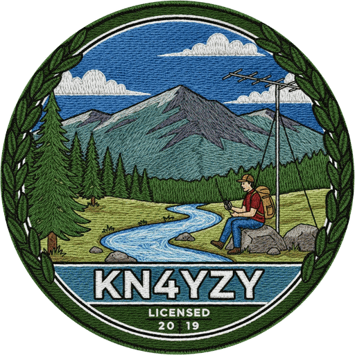 KN4YZY amateur radio logo