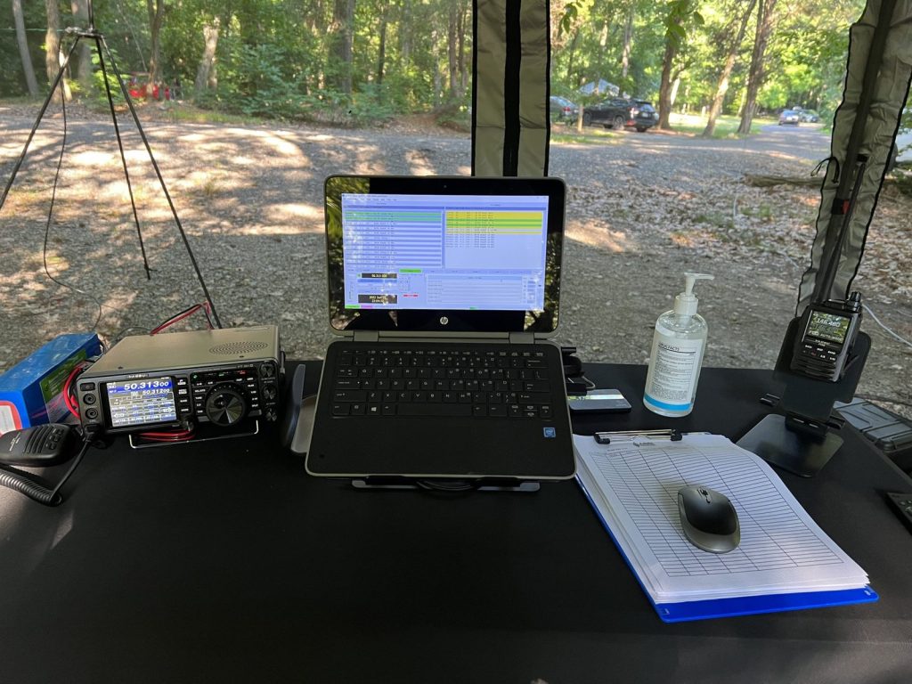 ARRL Field Day 2022 at Pohick Bay Regional Park