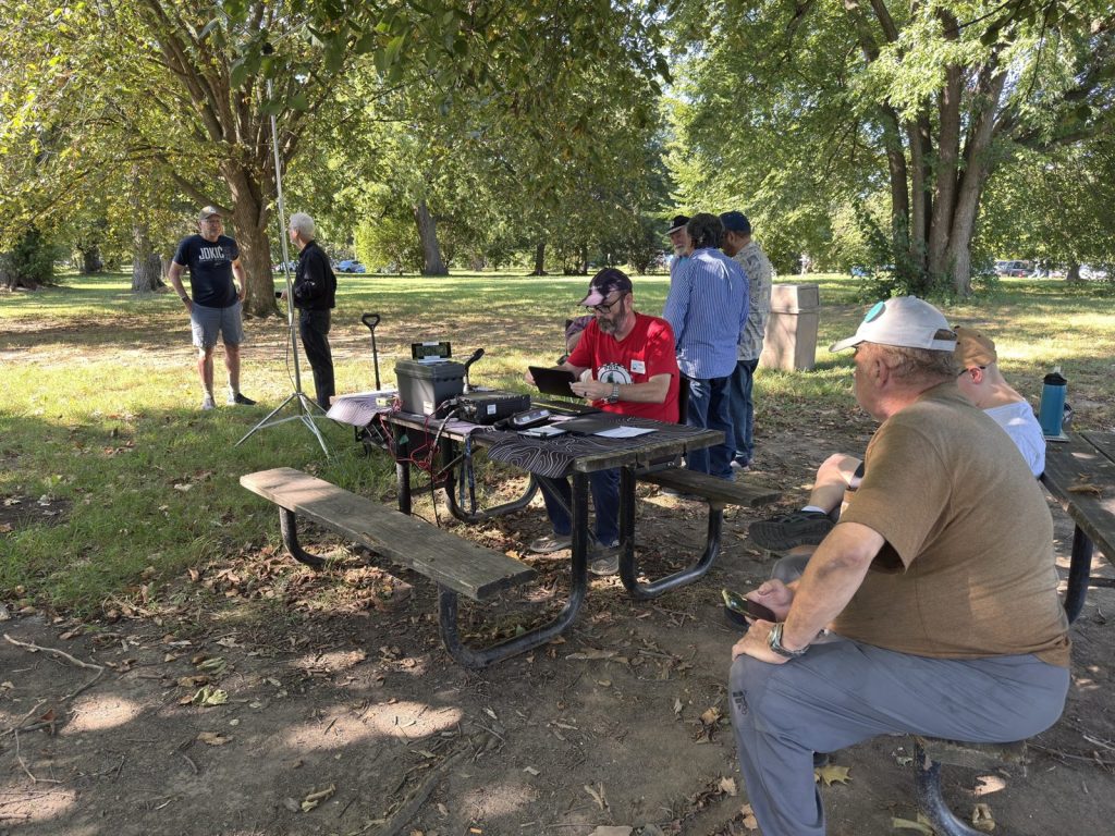 MVARC Parks on the Air Event at Belle Haven Park, August 2025