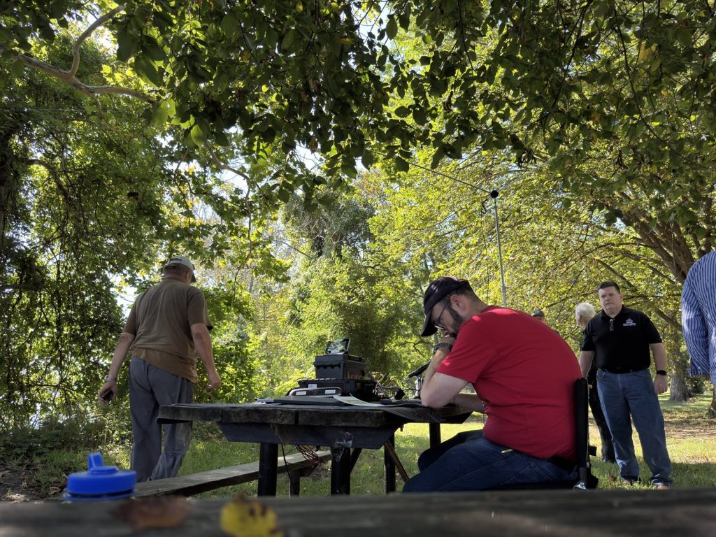 MVARC Parks on the Air Event at Belle Haven Park, August 2025