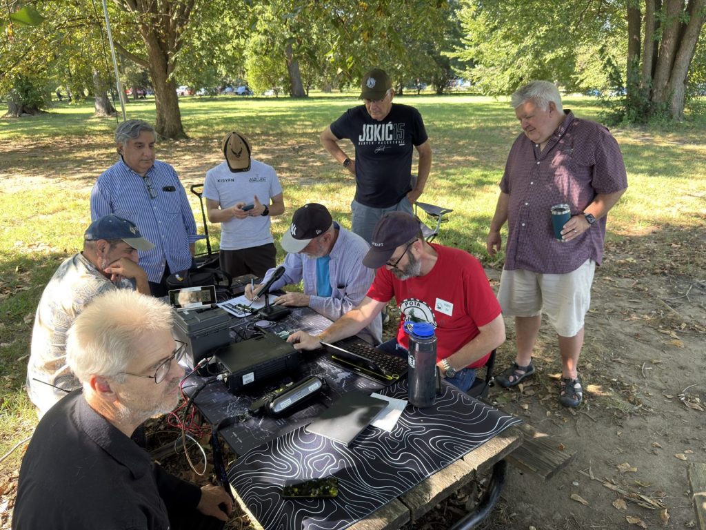 MVARC Parks on the Air Event at Belle Haven Park, August 2025