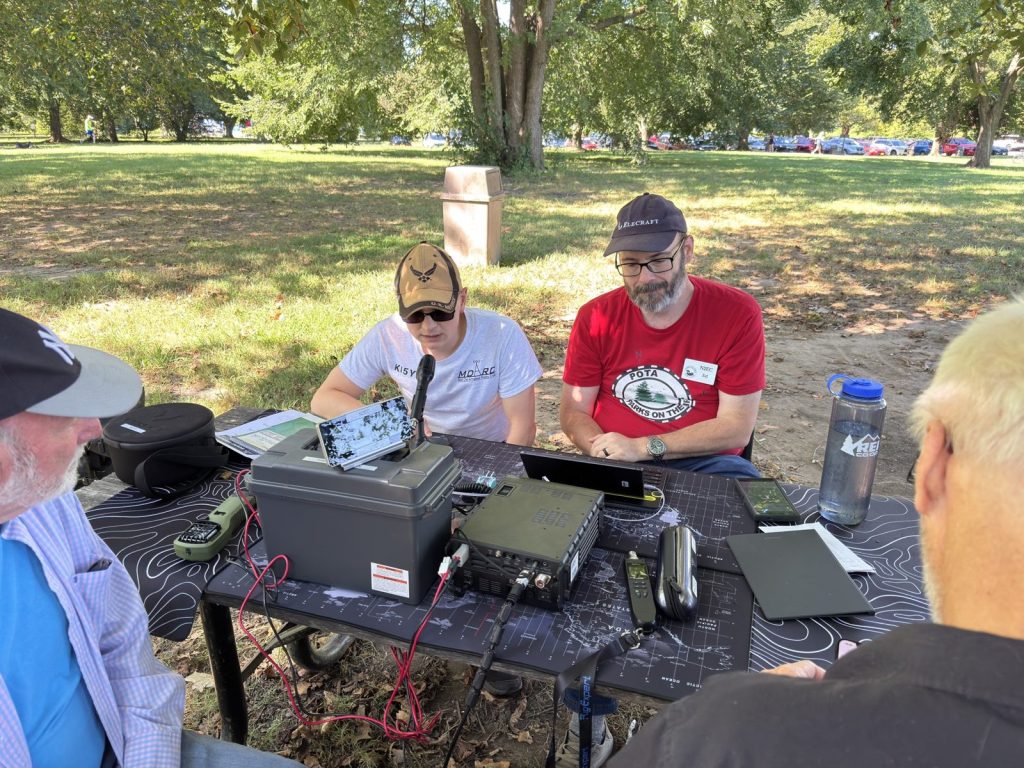 MVARC Parks on the Air Event at Belle Haven Park, August 2025