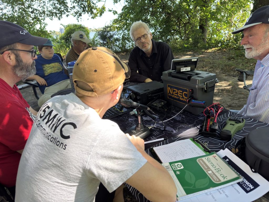 MVARC Parks on the Air Event at Belle Haven Park, August 2025
