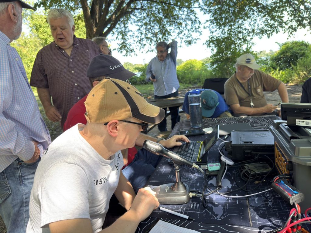 MVARC Parks on the Air Event at Belle Haven Park, August 2025