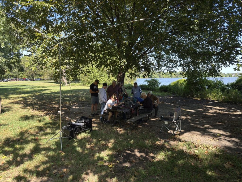 MVARC Parks on the Air Event at Belle Haven Park, August 2025