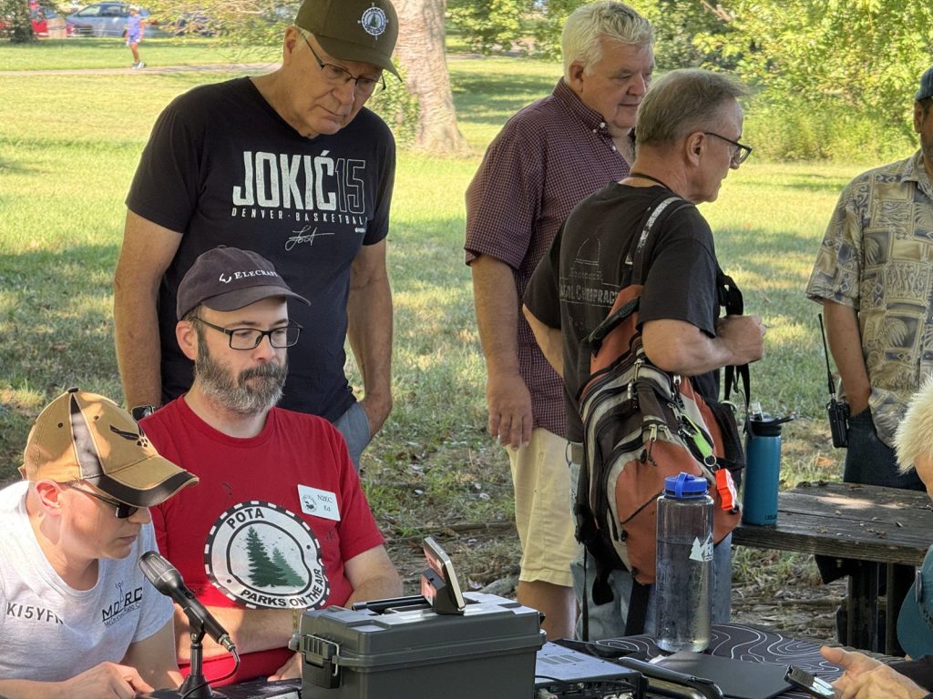 MVARC Parks on the Air Event at Belle Haven Park, August 2025