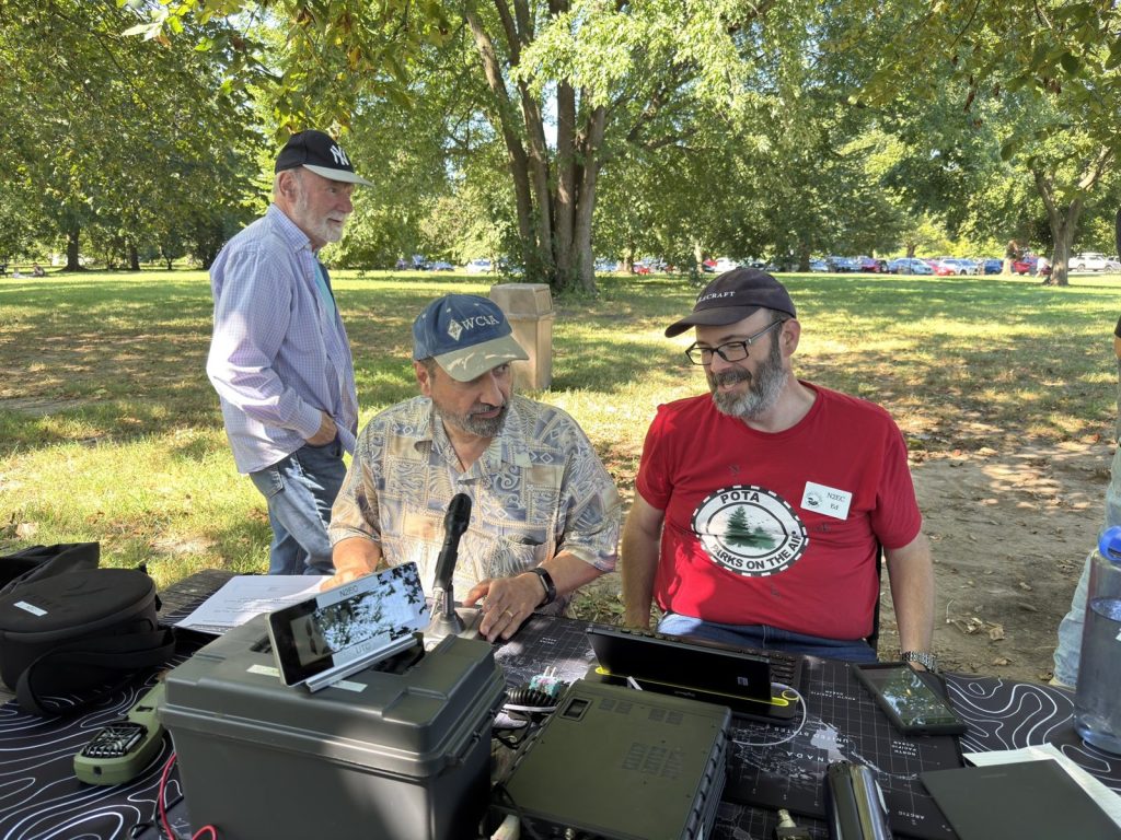 MVARC Parks on the Air Event at Belle Haven Park, August 2025