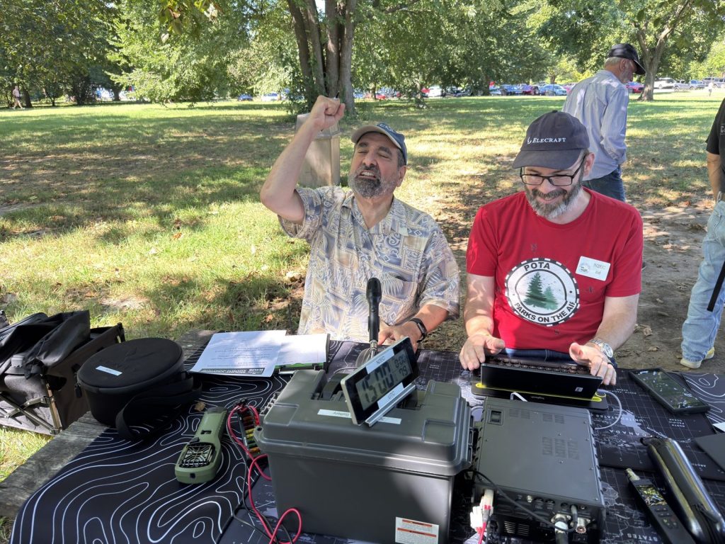 MVARC Parks on the Air Event at Belle Haven Park, August 2025